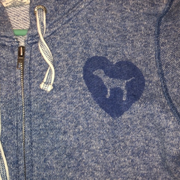 blue zip up - Picture 3 of 4